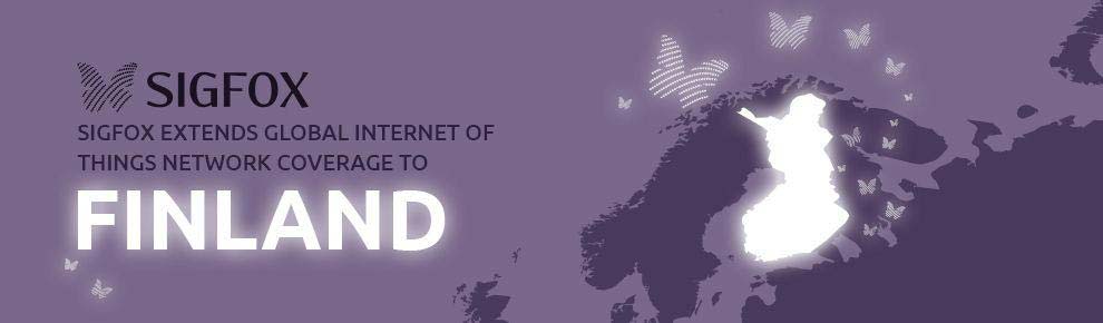 Connected Finland and Sigfox to Extend Global Internet of Things Network to Finland