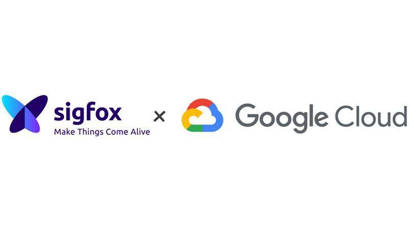 sigfox and google cloud logos